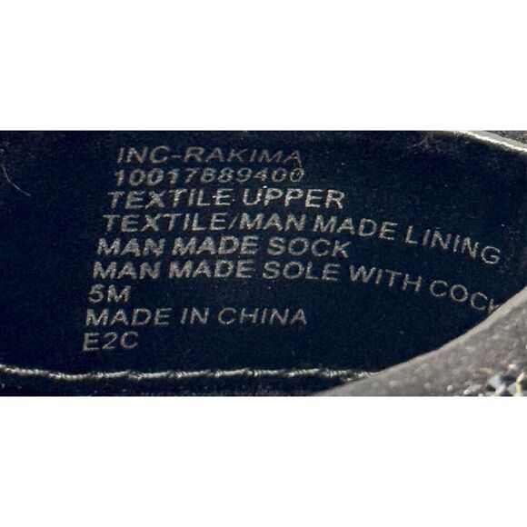 INC Boots Size 5 Black Womens Dressy High Heel Pointed Toe Rhinestones NEW - Picture 9 of 10